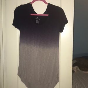 Purple/Gray ombré soft T shirt